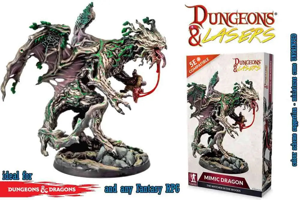 DUNGEONS & LASERS - MIMIC DRAGON Frikytopia