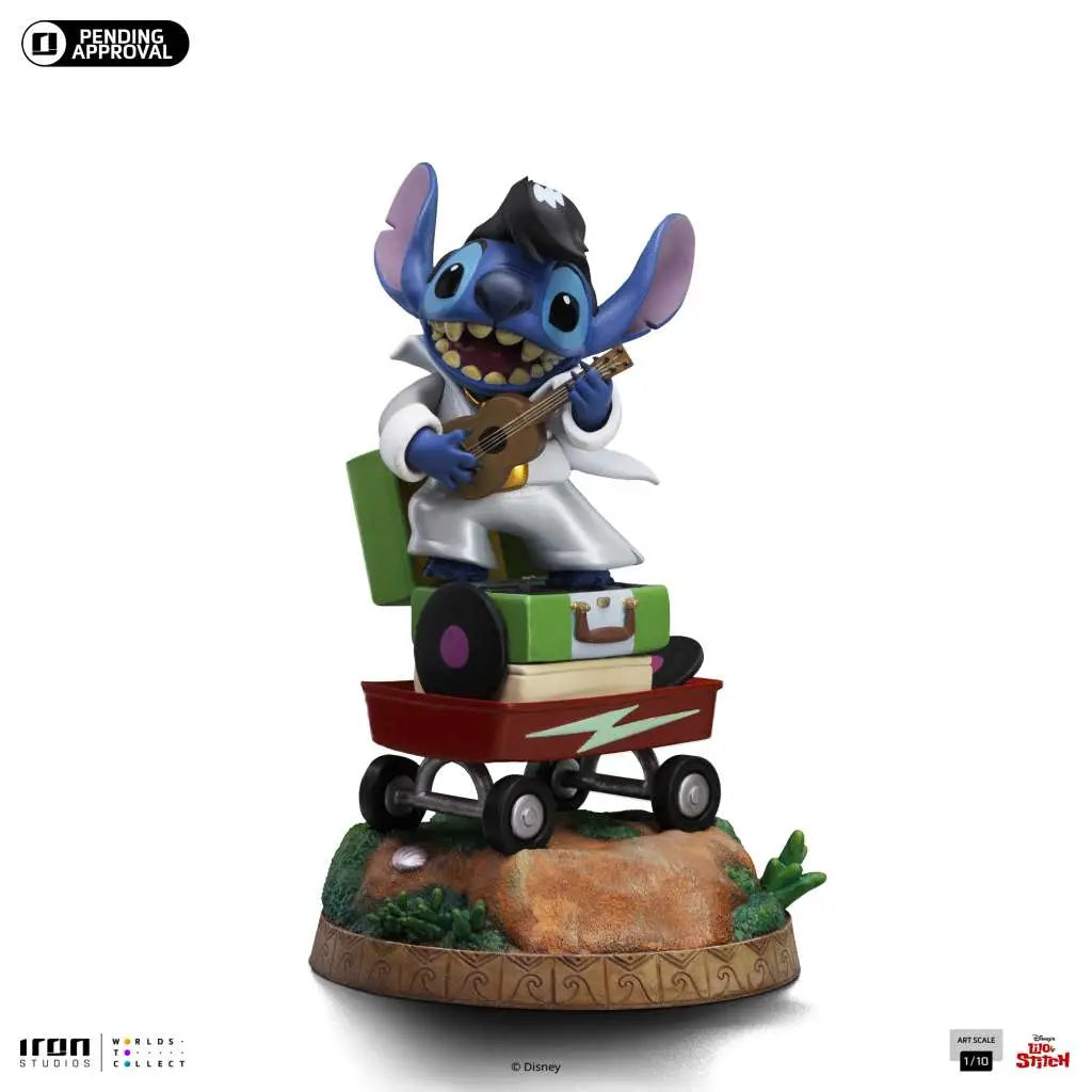 Lilo & Stitch Estatua 1/10 Art Scale Stitch King of Rock 17 cm