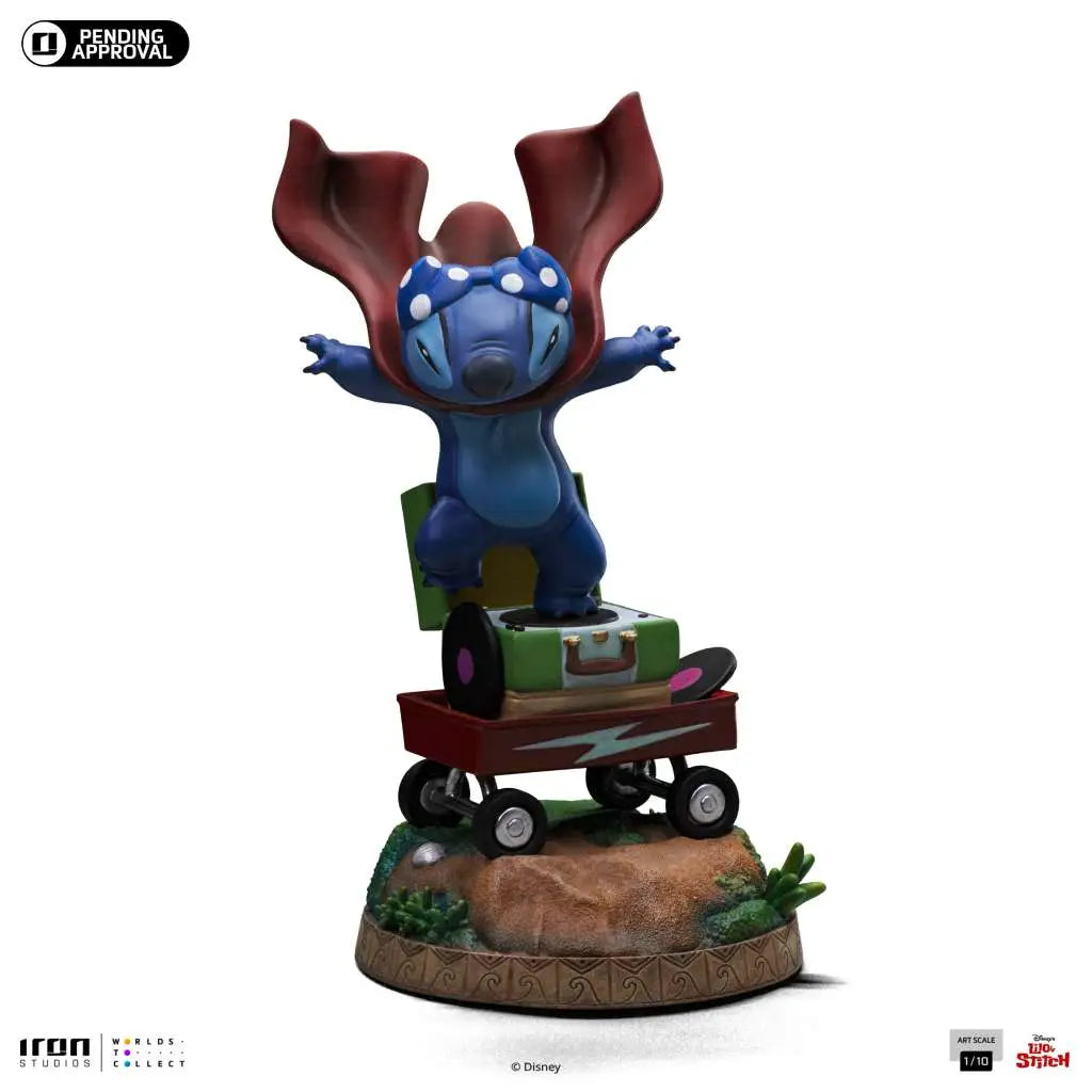 Lilo & Stitch Estatua 1/10 Art Scale Stitch Laundry 19 cm
