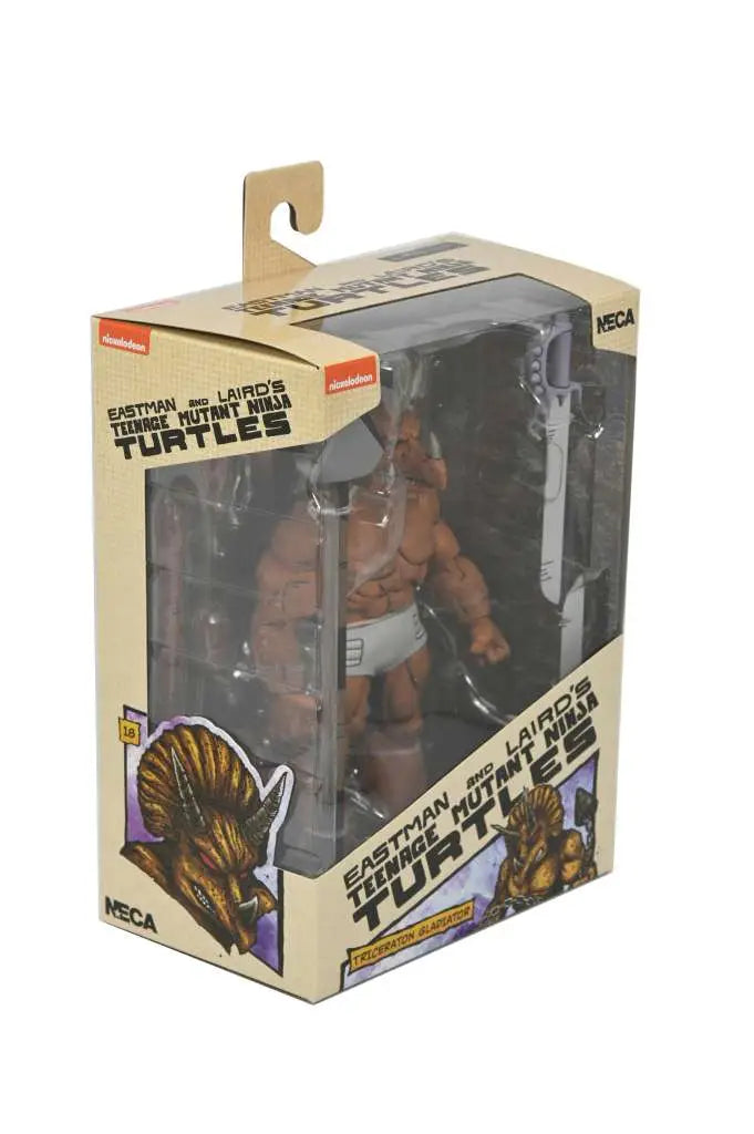 Figura Neca Teenage Mutant Ninja Turtles Mirage Comics Triceraton Gladiator Scale Action 18 cm