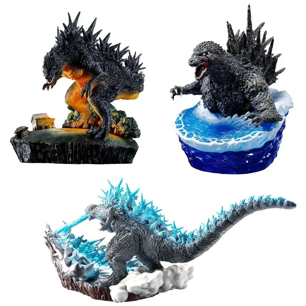 PETITRAMA EX GODZILLA MINUS 1 FROM 0 TO -1 Caja SET