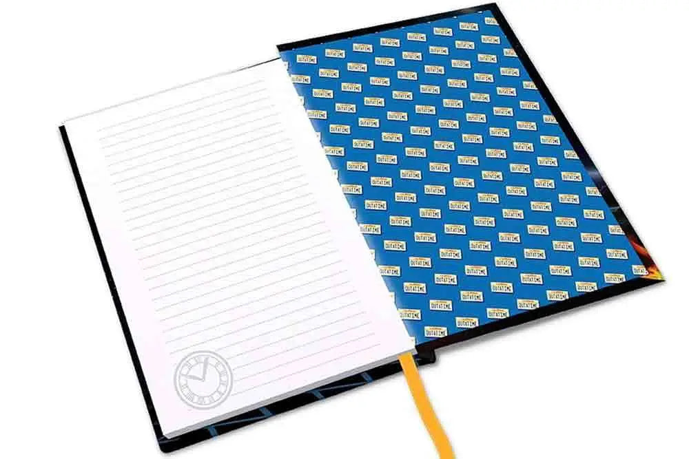 BACK TO THE FUTURE DELOREAN A5 Libreta