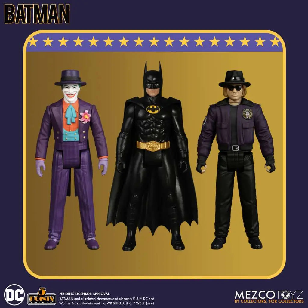 5 POINTS 1989 BATMAN AF SET (3) Frikytopia