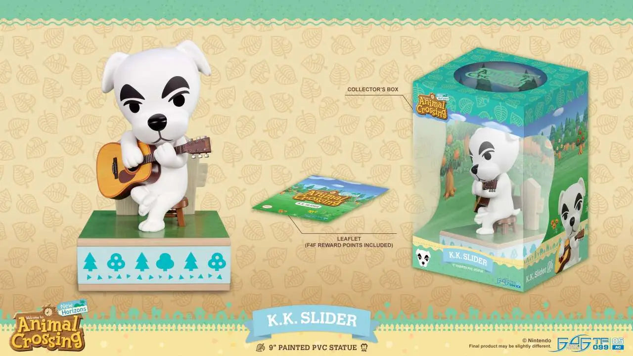 ANIMAL CROSSING NEW HORIZONS KK SILDER PVC STATUE Frikytopia
