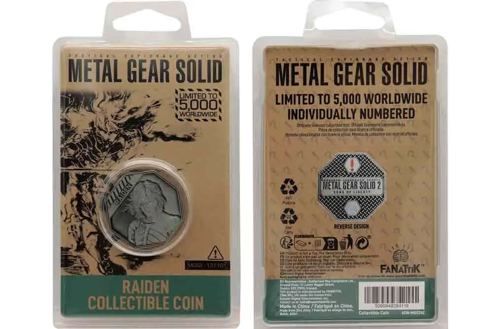 METAL GEAR SOLID - MGS 2 - RAIDEN COIN