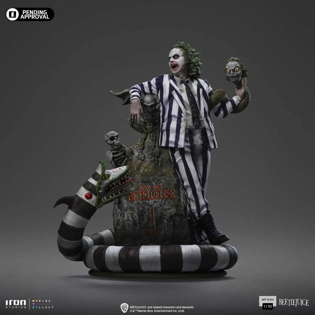 Beetlejuice Estatua 1/10 Art Scale Beetlejuice 19 cm