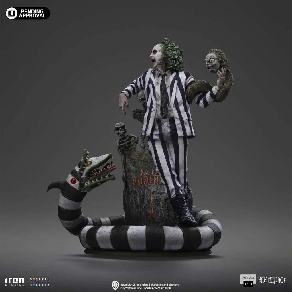 Beetlejuice Estatua 1/10 Art Scale Beetlejuice 19 cm