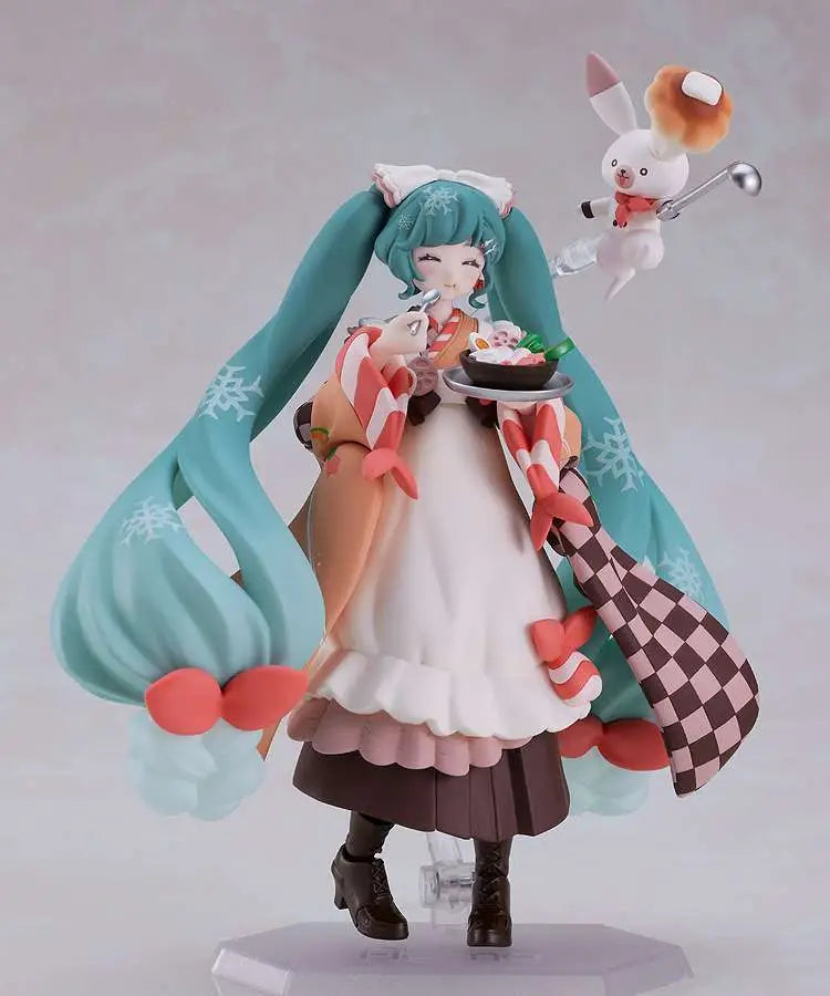 Character Vocal Series 01: Hatsune Miku Figura Figma Snow Miku: Winter Delicacy Ver. 14 cm