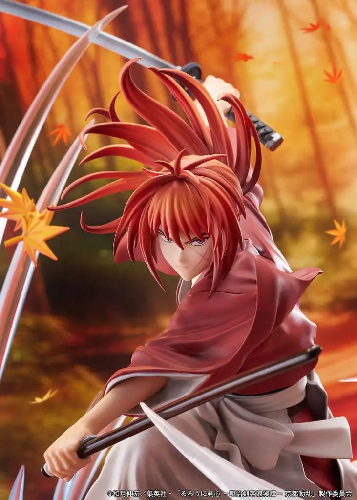 Rurouni Kenshin: Meiji Kenkaku Romantan Kyoto Douran Estatua PVC 1/7 Kenshin Himura Souryusen Ver. 27 cm