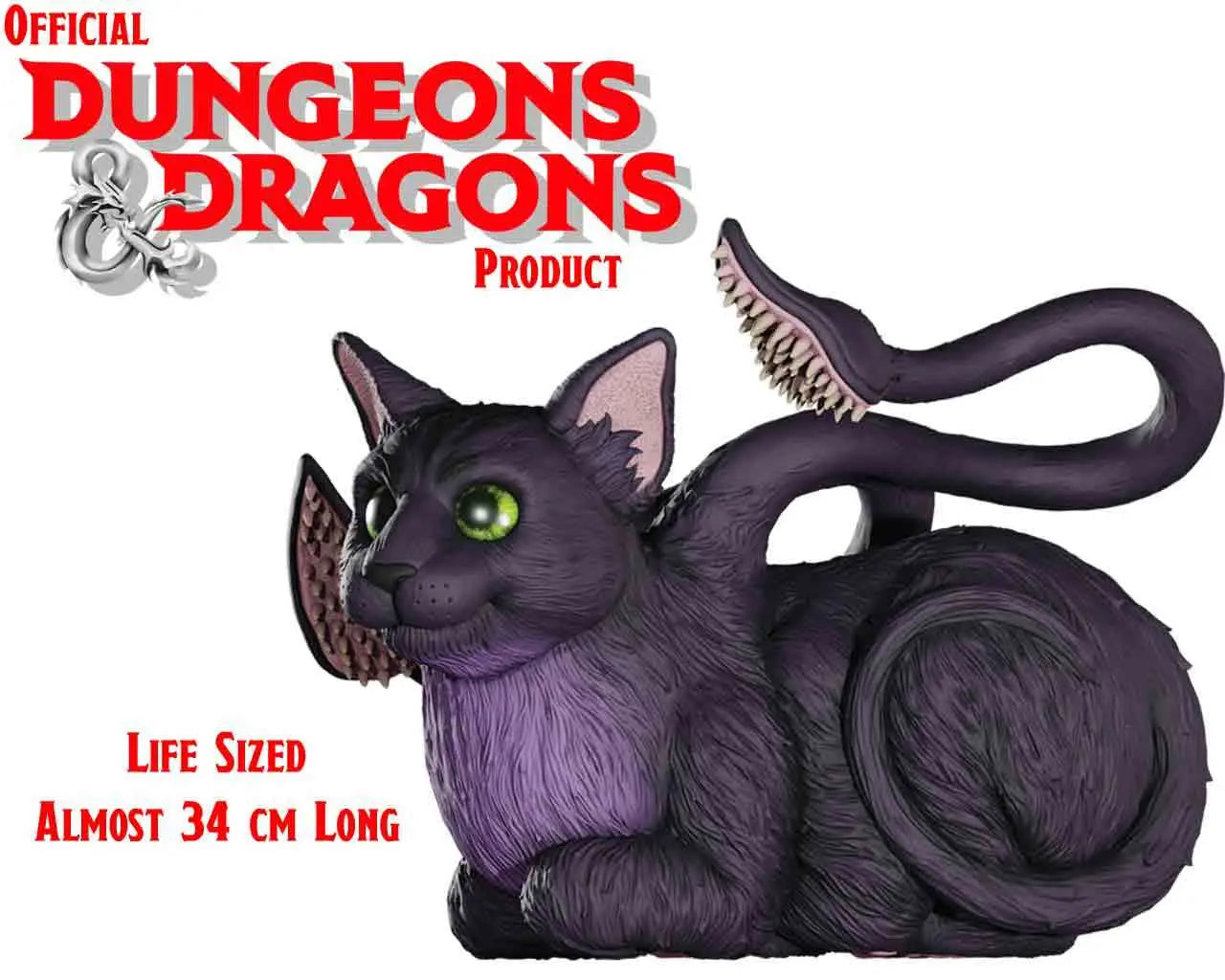 DUNGEONS & DRAGONS - REPLICAS OF THE REALMS - DISPLACER BEAST KITTEN LIFE-SIZED Figura
