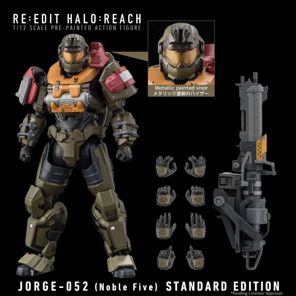 HALO REACH REEDIT JORGE-052 NOBLE FIVE 1/12 SCALE AF Frikytopia