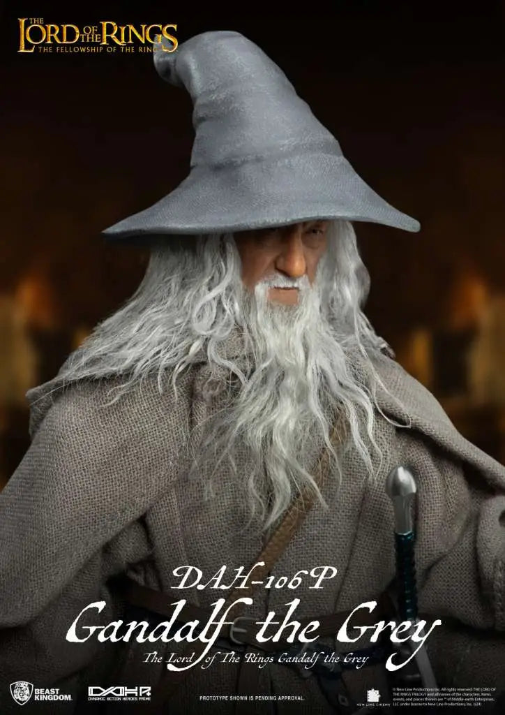 El Señor de los Anillos Figura Dynamic 8ction Heroes 1/9 Gandalf the Grey 21 cm