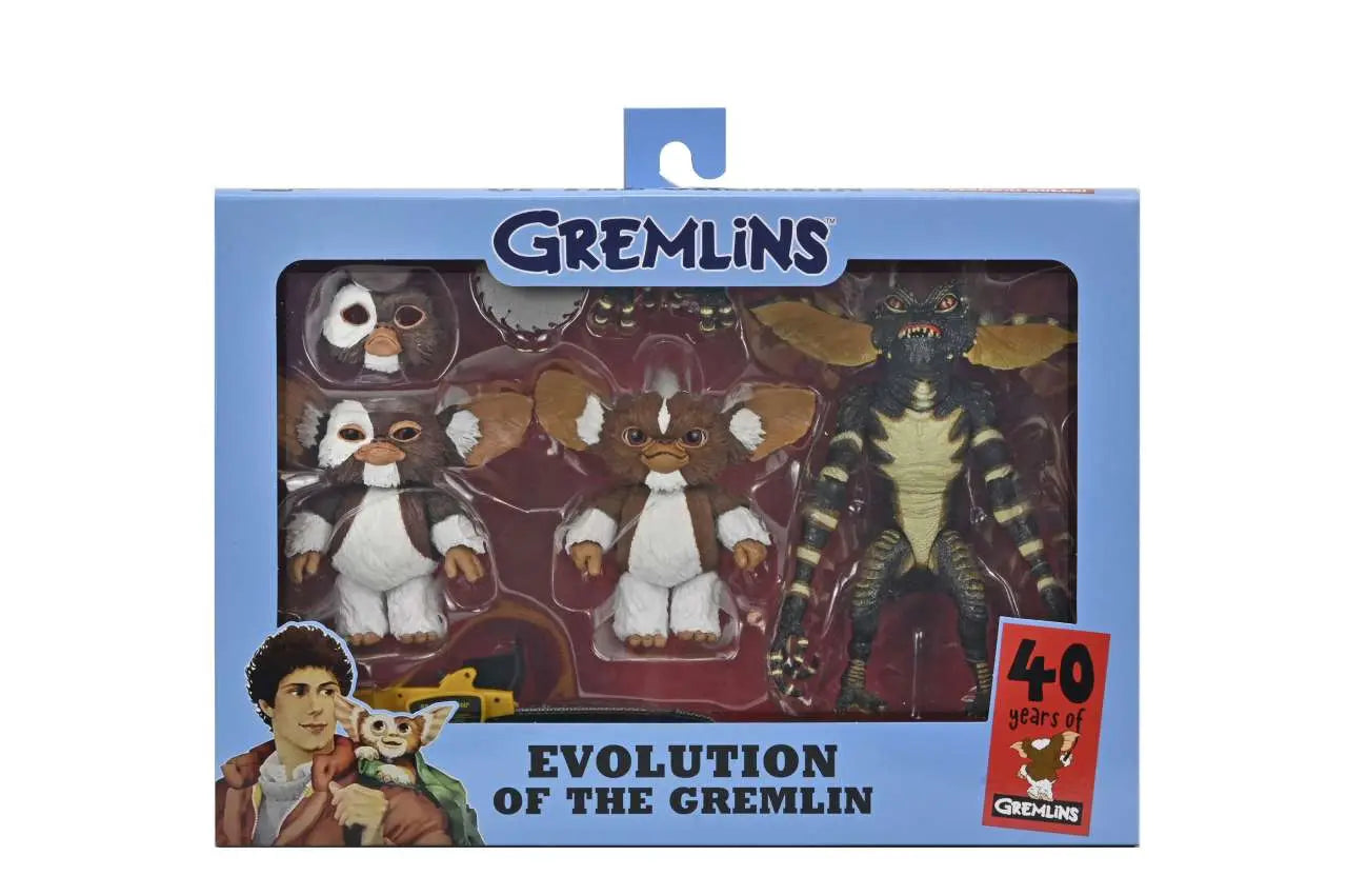 Gremlins Figuras Evolution of a Gremlin 40th Anniversary Box Set 18 cm