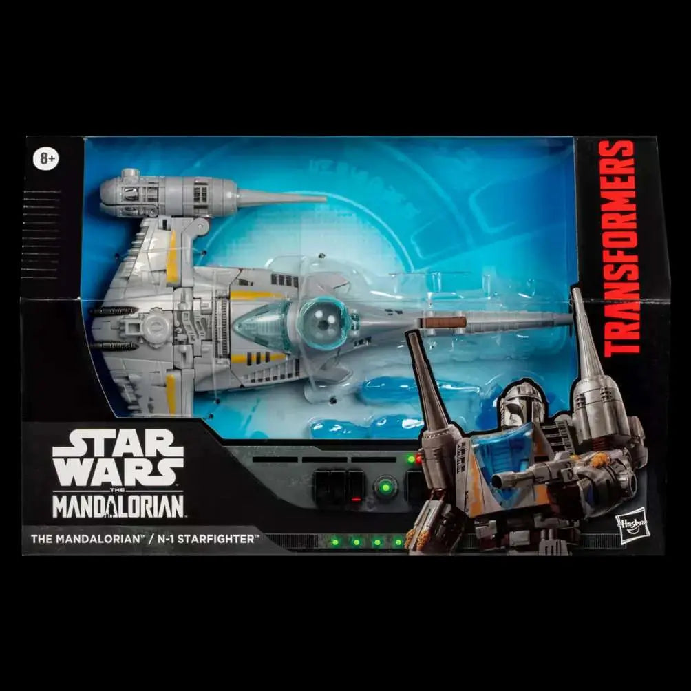 Figura hasbro transformers star wars the mandalorian