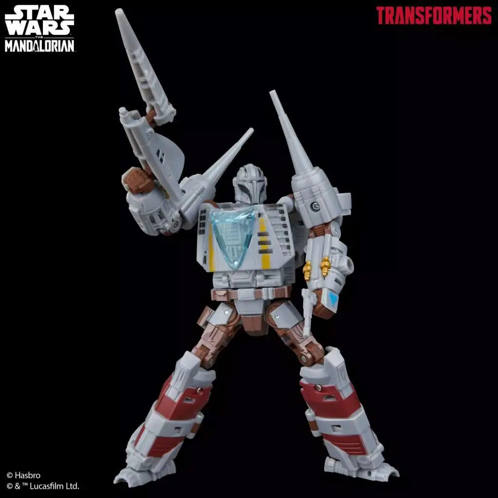 Figura hasbro transformers star wars the mandalorian