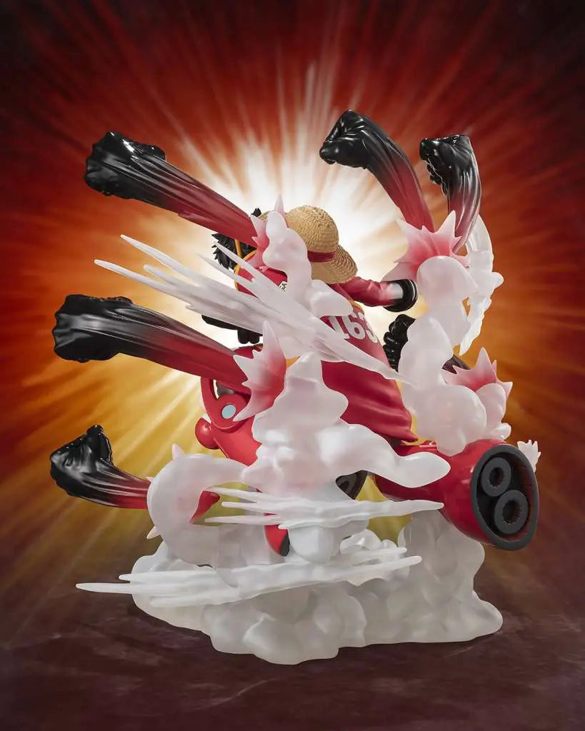 One Piece Figuarts ZERO Extra Battle Estatua PVC Monkey D. Luffy -Gum Gum Hawk Gatling- 19 cm