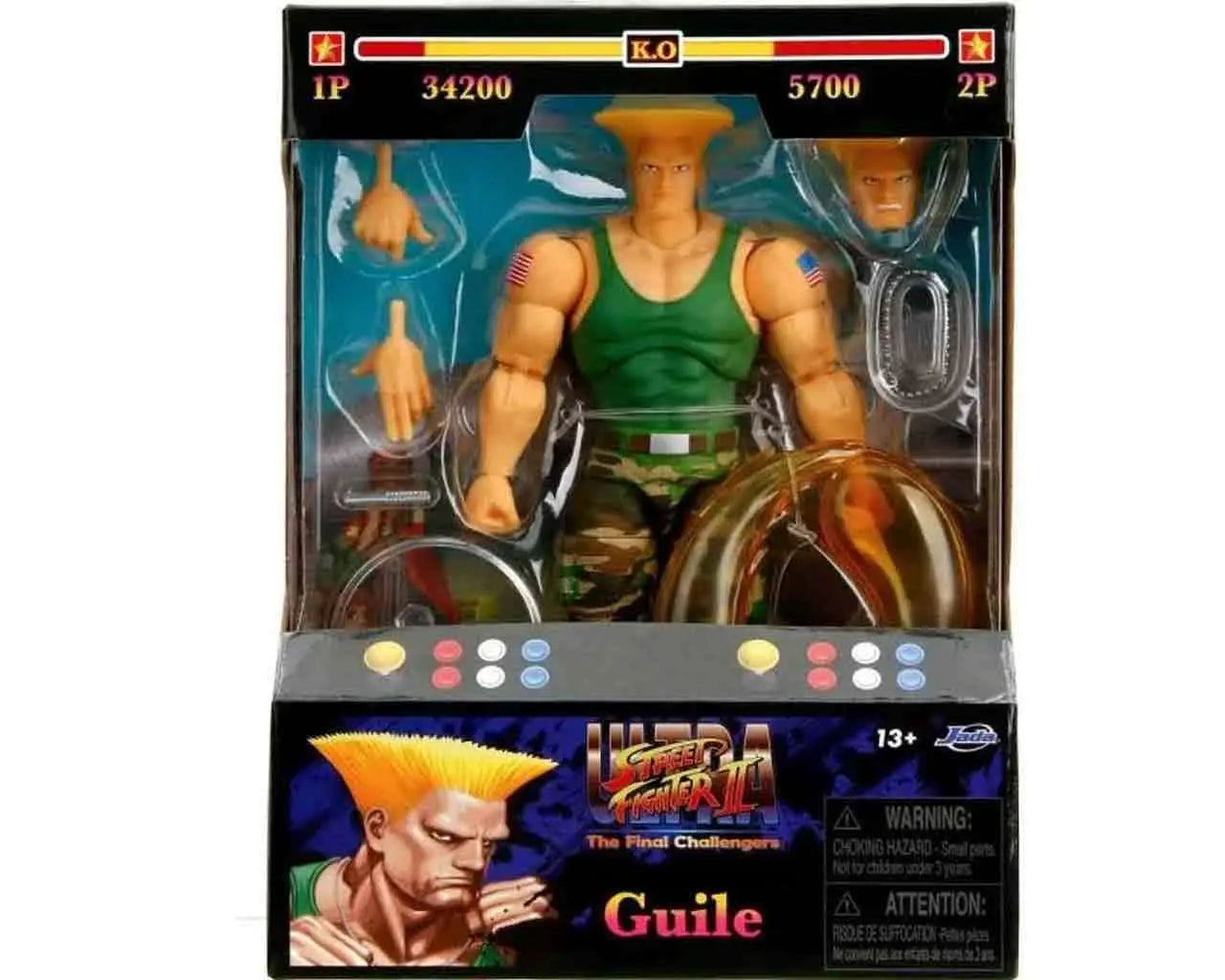 Ultra Street Fighter II: The Final Challengers Figura 1/12 Guile 15 cm