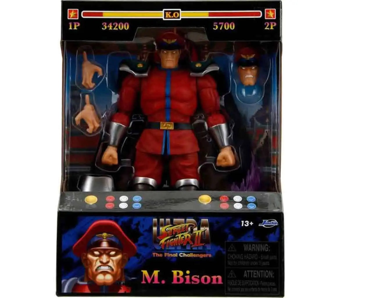 STREET FIGHTER 2 MR BISON 1/12 DELUXE ACTION Figura
