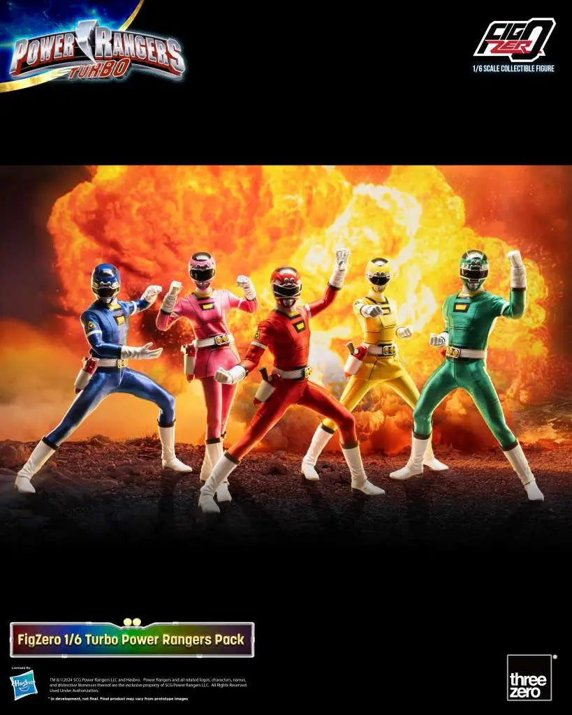 POWER RANGERS TURBO 1/6 Figura 5-PACK