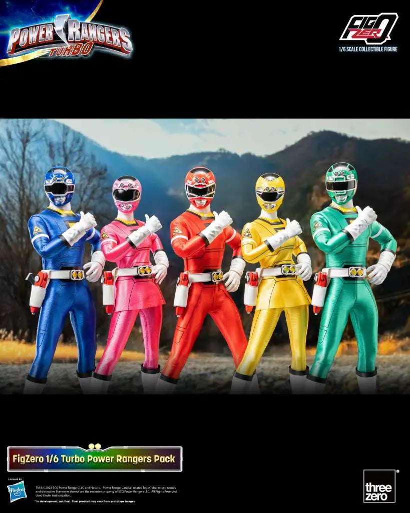 POWER RANGERS TURBO 1/6 Figura 5-PACK