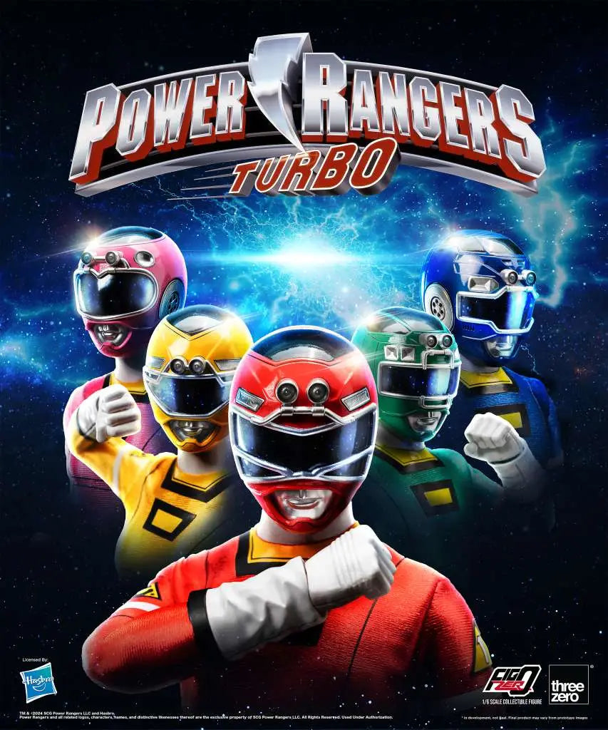 POWER RANGERS TURBO 1/6 Figura 5-PACK