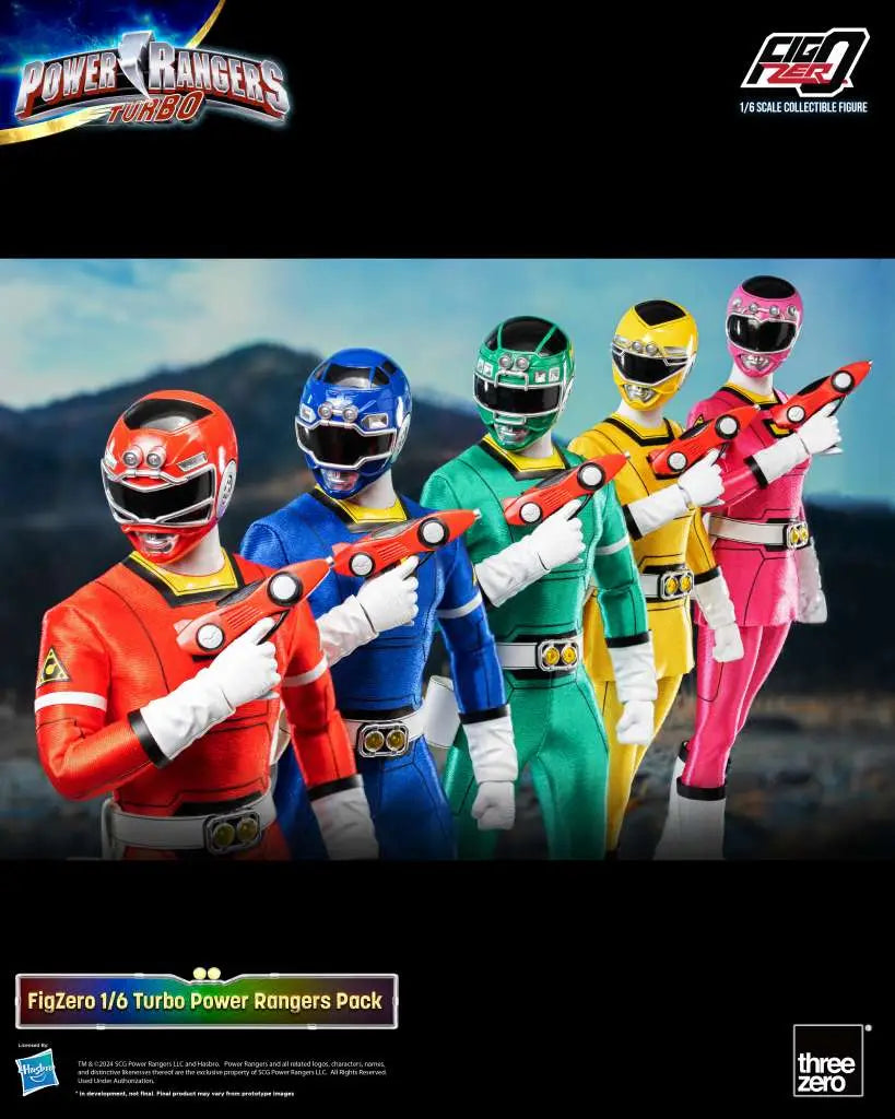 POWER RANGERS TURBO 1/6 Figura 5-PACK