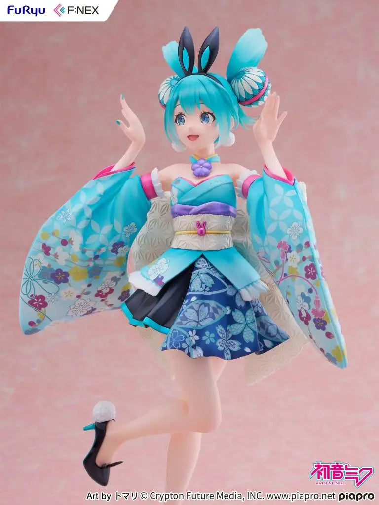 Hatsune Miku F:NEX estatua PVC 1/7 Hatsune Miku Wa-bunny 27 cm