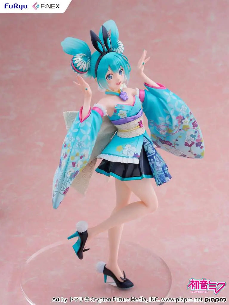 Hatsune Miku F:NEX estatua PVC 1/7 Hatsune Miku Wa-bunny 27 cm