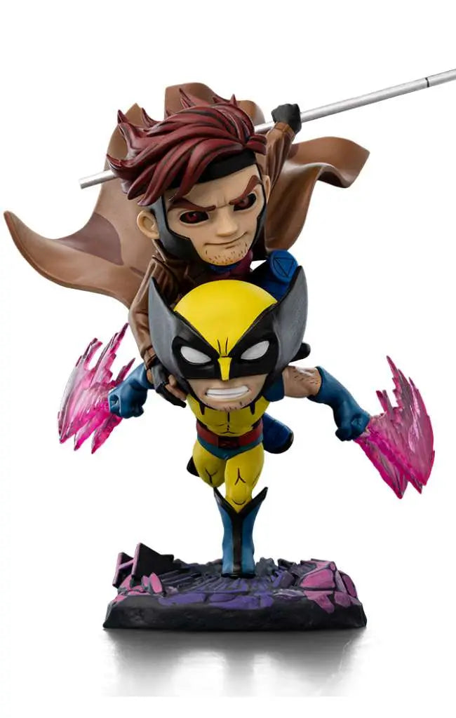 X-Men 97 Minifigura Mini Co. PVC Gambit and Wolverine 23 cm