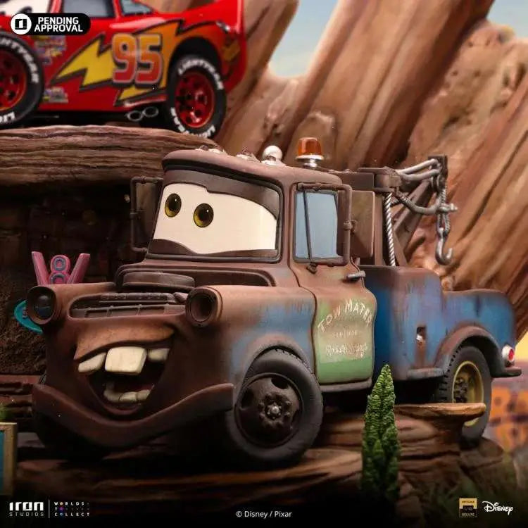 CARS LIGHTNING MCQUEEN + TOW MATER DLX 1/10 ST 1/10 Estatua