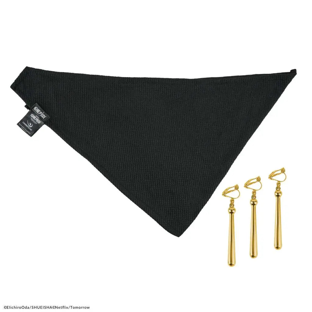 ONE PIECE BANDANA AND EARRINGS SET Frikytopia