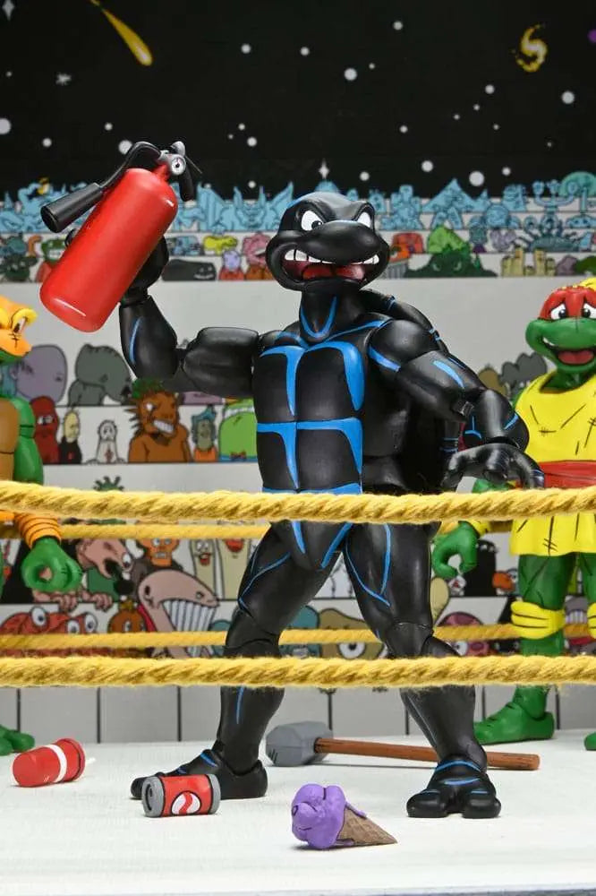 Tortugas Ninja (Archie Comics) Figuras Paquete de 4 Stump Wrestling Turtles 18 cm