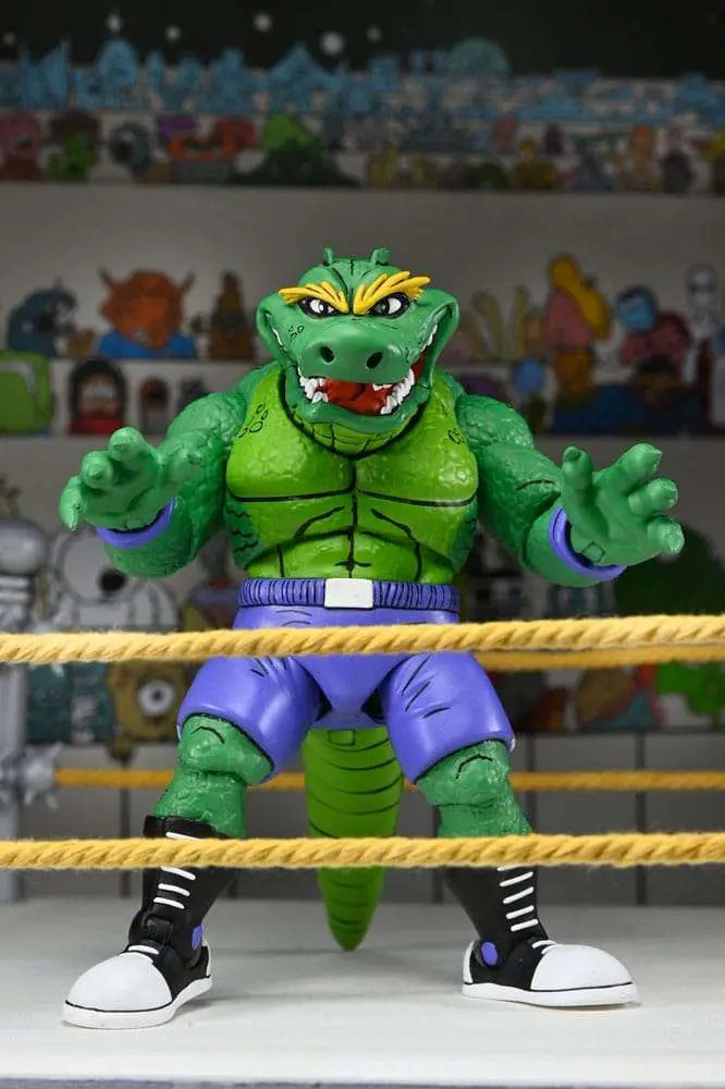 Tortugas Ninja (Archie Comics) Figura Stump Wrestling Leatherhead 18 cm