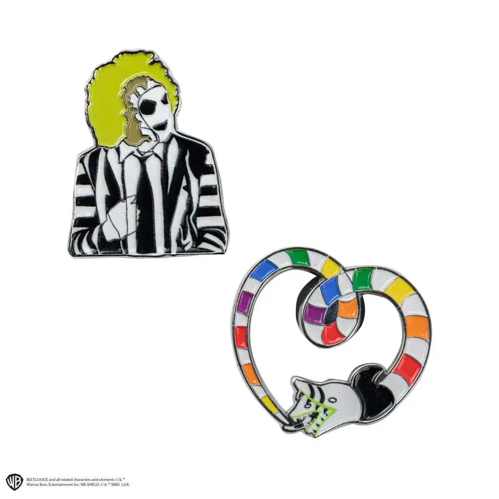 BEETLEJUICE AND SANDWORM PINS SET (2) Frikytopia