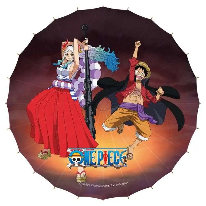 ONE PIECE LUFFY & YAMATO JAPANESE PARASOL Frikytopia