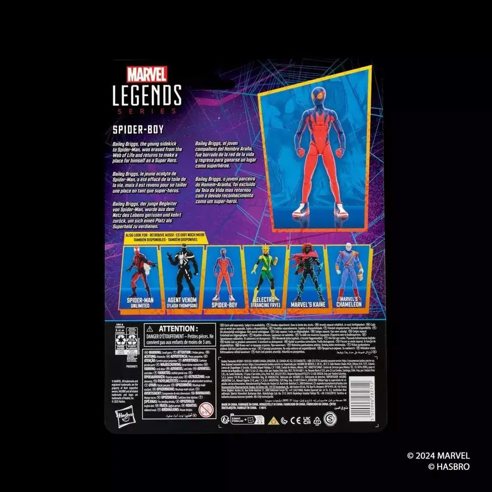 Figura Hasbro Marvel Legends Series Spider-Man Spider-Boy