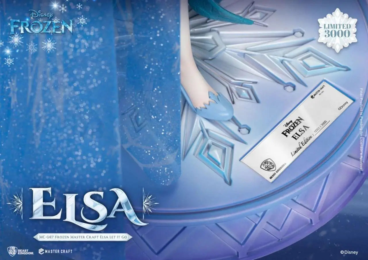 FROZEN ELSA LET IT GO MASTERCRAFT Estatua