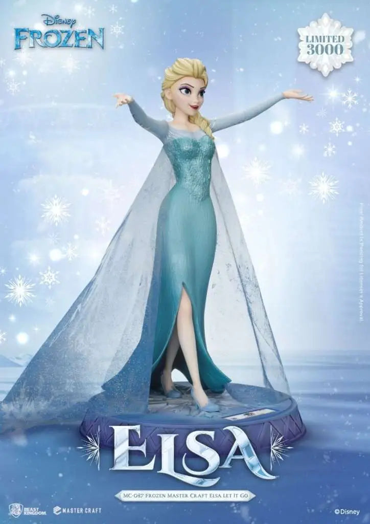 FROZEN ELSA LET IT GO MASTERCRAFT Estatua