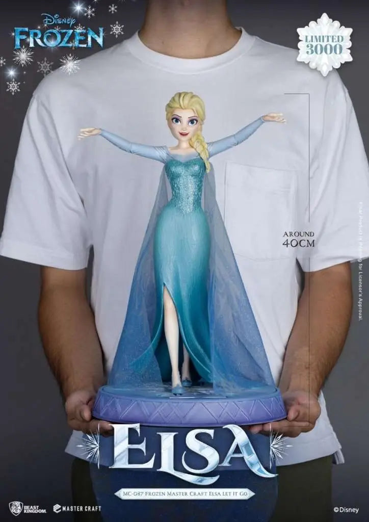 FROZEN ELSA LET IT GO MASTERCRAFT Estatua