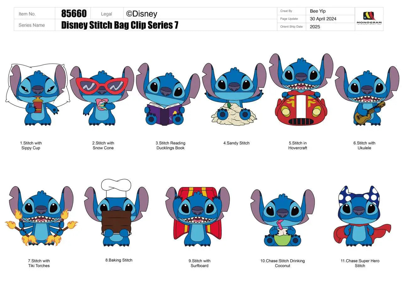 STITCH S7 Bolsa CLIP BLIND Caja DISPLAY (24)