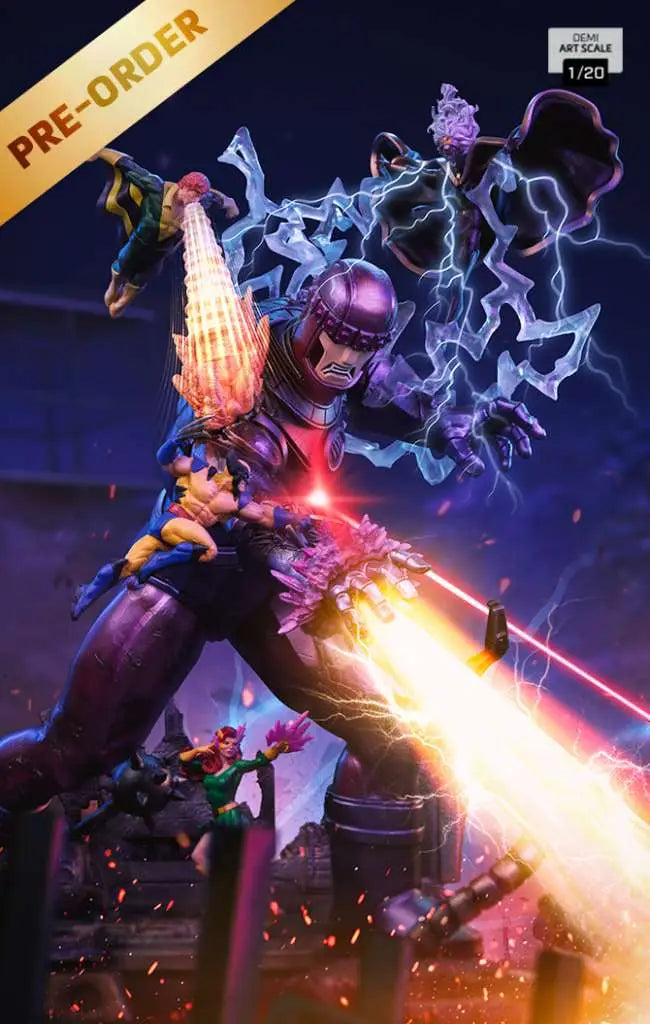 Marvel Estatua 1/20 Demi Art Scale X-Men Danger Room Diorama A 42 cm