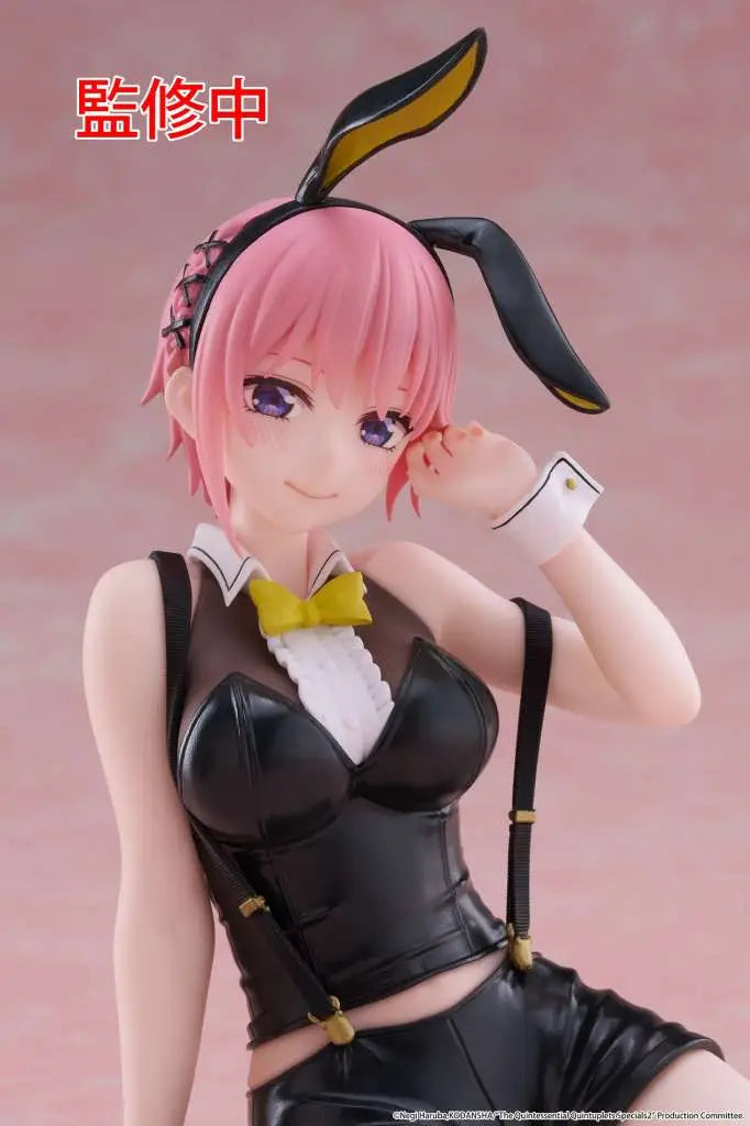 The Quintessential Quintuplets 3 Estatua PVC Desktop Cute Figure Ichika Nakano Bunny Ver. 13 cm