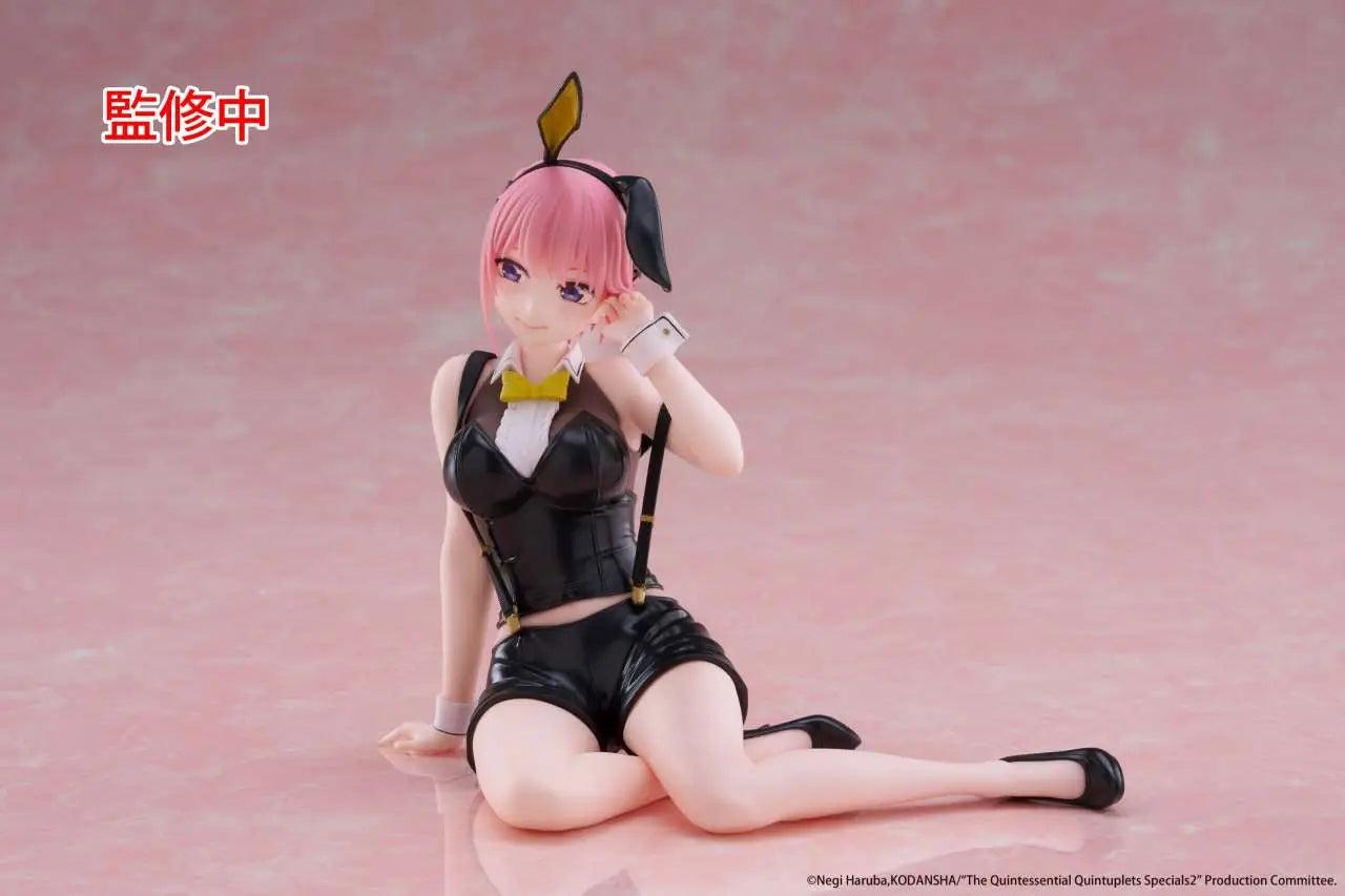 The Quintessential Quintuplets 3 Estatua PVC Desktop Cute Figure Ichika Nakano Bunny Ver. 13 cm