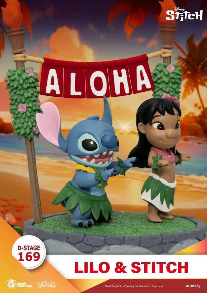 Lilo & Stitch Diorama PVC D-Stage Lilo & Stitch 16 cm