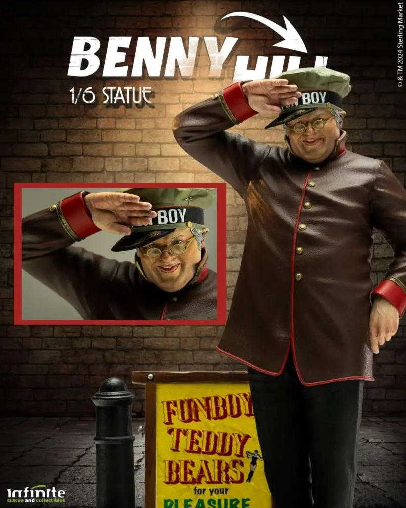 BENNY HILL 1/6 Estatua