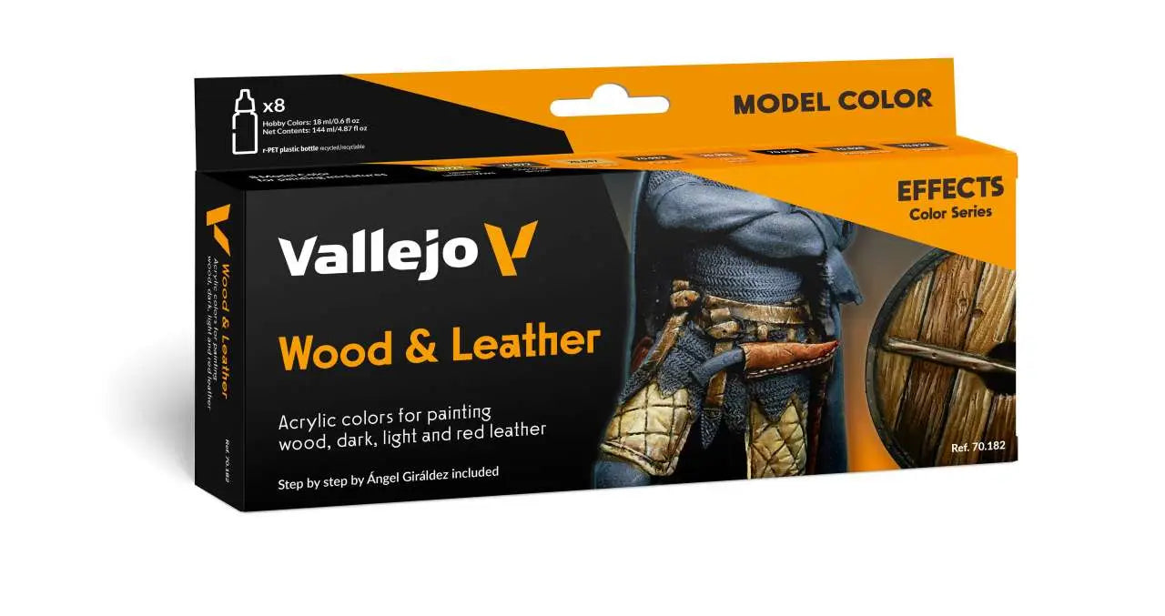 WOOD AND LEATHER BY AANGEL GIRALDEZ MODEL COLOR SET 70182 Frikytopia