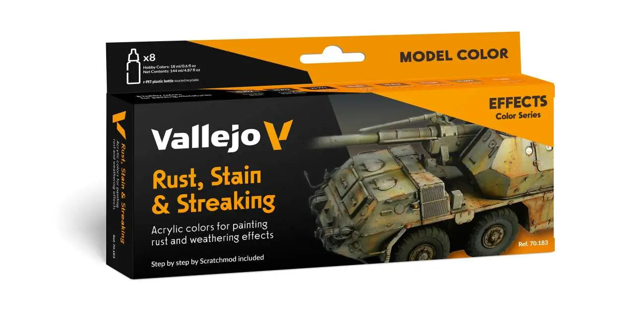 RUST STAIN AND STREAKING BY SCRATCHMOD MODEL COLOR SET 70183 Frikytopia