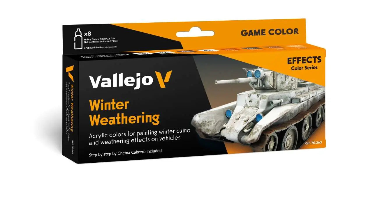 WINTER WEATHERING BY CHEMA CABRERO MODEL COLOR SET 70263 Frikytopia