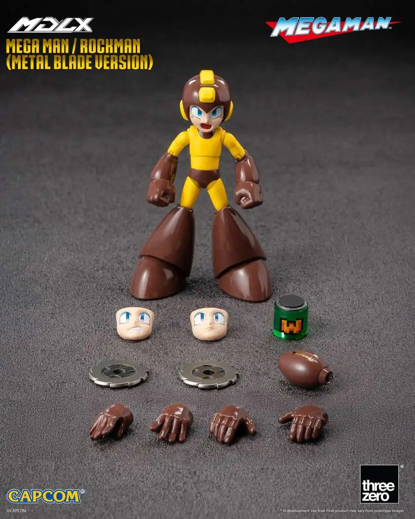 Mega Man Figura MDLX Mega Man / Rockman (Metal Blade Version) 10 cm