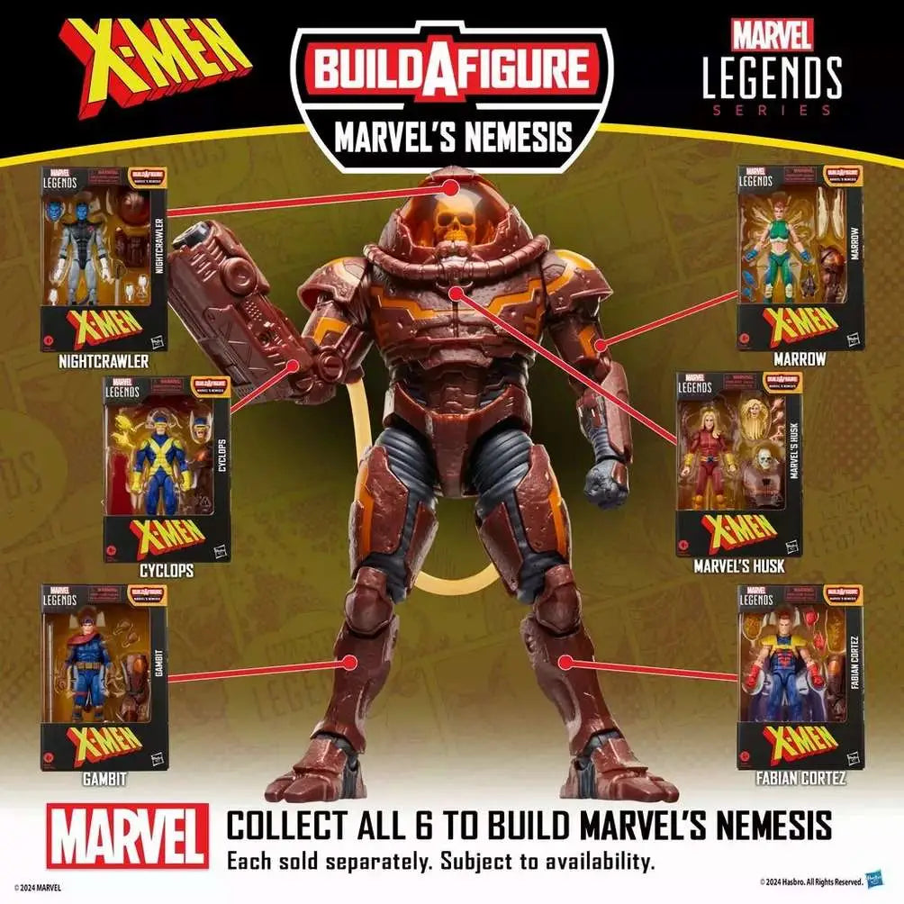 X-Men Marvel Legends Figura Gambit (BAF: Marvel's Nemesis) 15 cm
